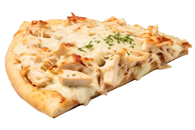 Alfredo chicken pizza