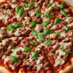 Minced Meat Pizza