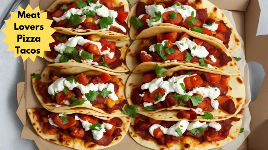 Meat Lovers Pizza Tacos Recipe