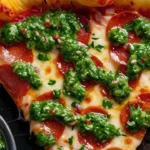 Chimichurri Tomato Pizza Italian Recipe