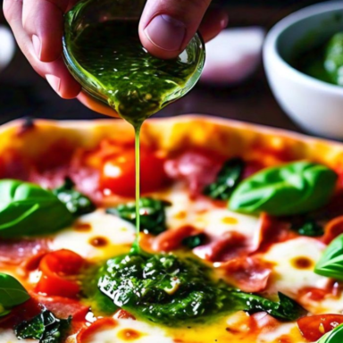 Dough Recipe Using 00 Flour, Whole Tomatoes, and Chimichurri