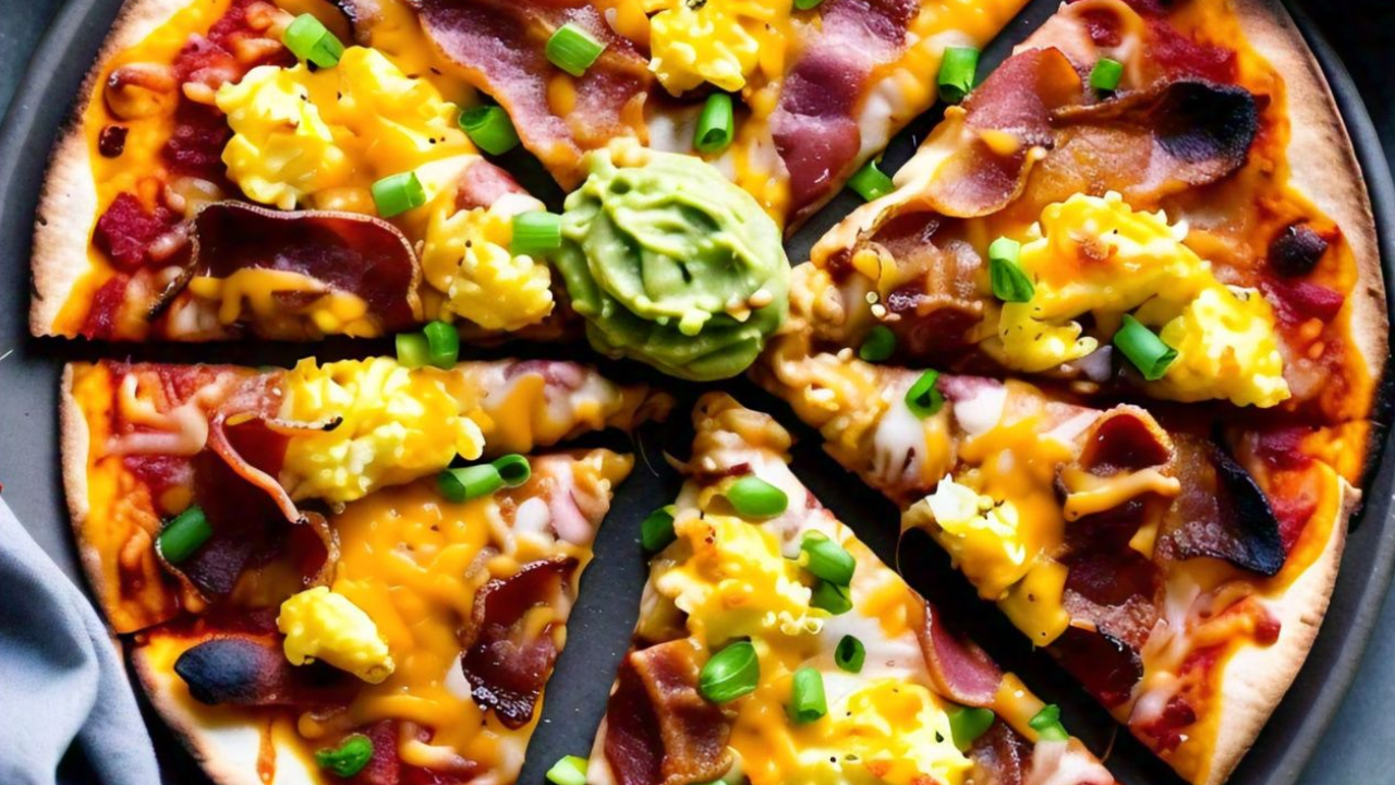 Tortilla Breakfast Pizza