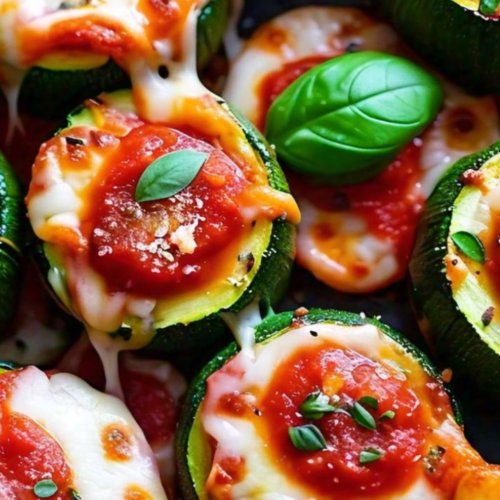 Zucchini Pizza Bites