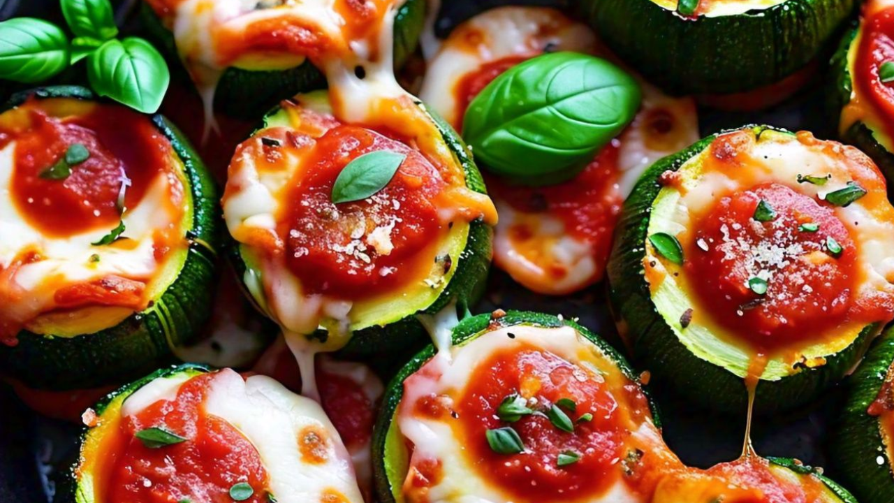 Zucchini Pizza Bites