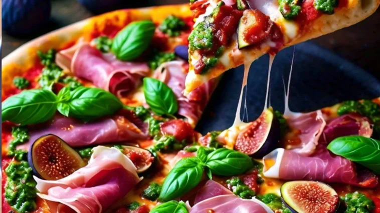 Chimichurri Pizza with Prosciutto & Figs