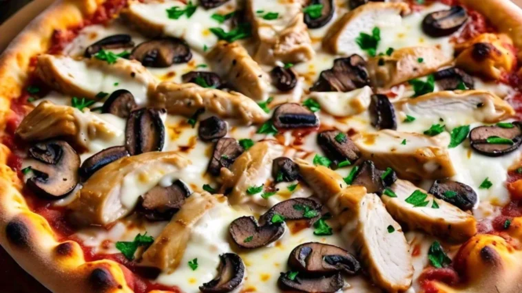 Chicken Marsala Round Pizza