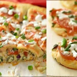 Crescent Roll Veggie Pizza with Ranch