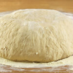 pizza dough with semolina flour: